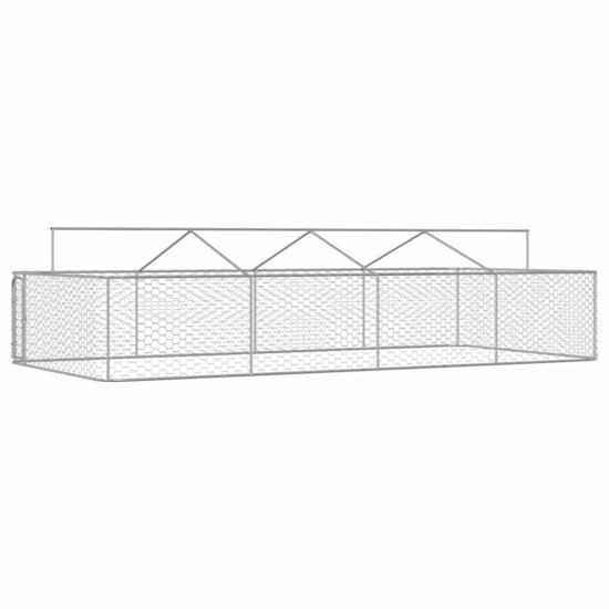 Hondenkennel voor buiten met dak 600x300x150 cm 4