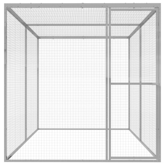 Kattenkooi 3x1,5x1,5 m gegalvaniseerd staal 2