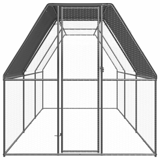 Kippenhok 2x6x2 m gegalvaniseerd staal 2