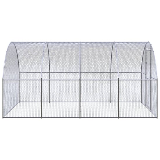 Kippenren 3x4x2 m gegalvaniseerd staal 3