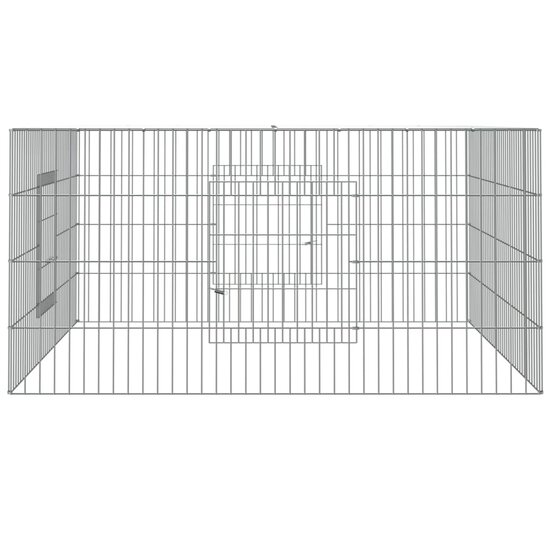 Konijnenkooi 110x110x55 cm gegalvaniseerd ijzer 3