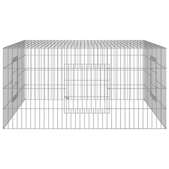 Konijnenkooi 110x110x55 cm gegalvaniseerd ijzer 5