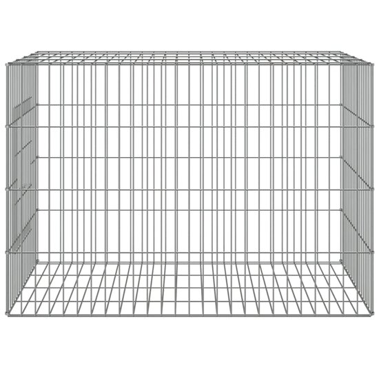 Konijnenkooi 78x54x54 cm gegalvaniseerd ijzer 3