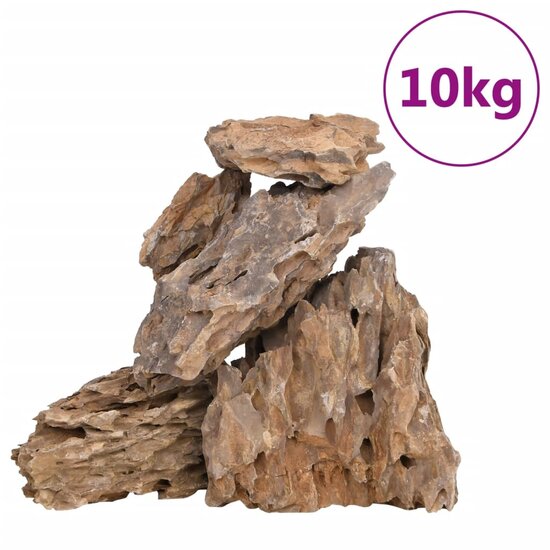 Drakenstenen gemende kleur 10 kg 10-30 cm 2