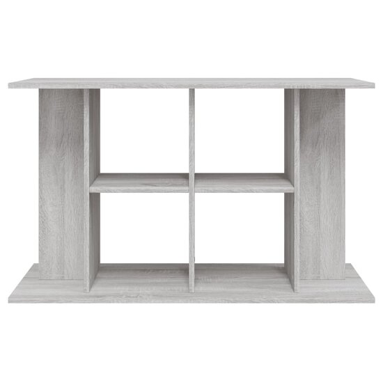 Aquariumstandaard 100x40x60 cm bewerkt hout grijs sonoma 4