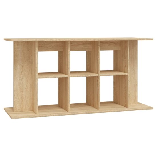 Aquariumstandaard 120x40x60 cm bewerkt hout sonoma eikenkleurig 2