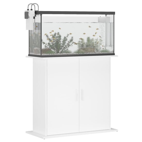 Aquariumstandaard 81x36x73 cm bewerkt hout wit 3