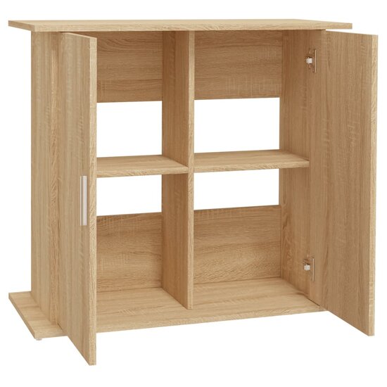 Aquariumstandaard 81x36x73 cm bewerkt hout sonoma eikenkleurig 6