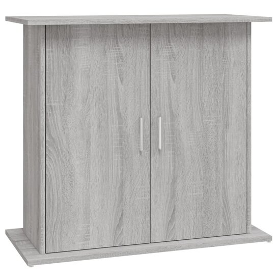 Aquariumstandaard 81x36x73 cm bewerkt hout grijs sonoma eiken 2