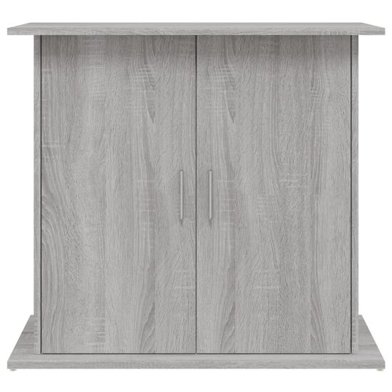 Aquariumstandaard 81x36x73 cm bewerkt hout grijs sonoma eiken 5