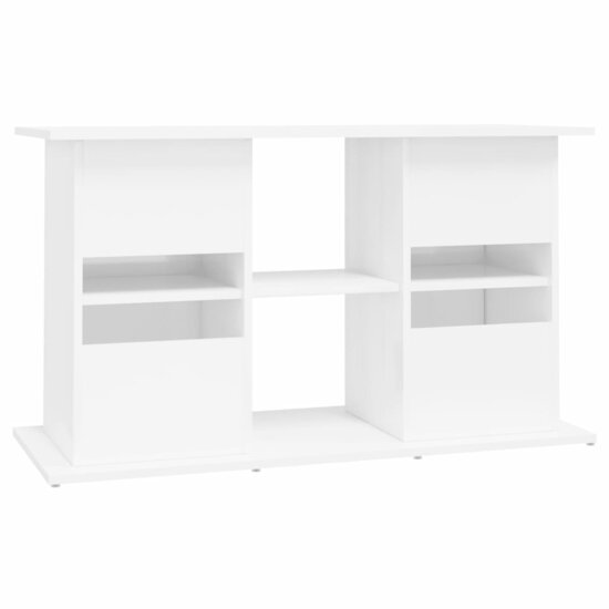 Aquariumstandaard 101x41x58 cm bewerkt hout hoogglans wit 8