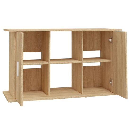 Aquariumstandaard 101x41x58 cm bewerkt hout sonoma eikenkleurig 6