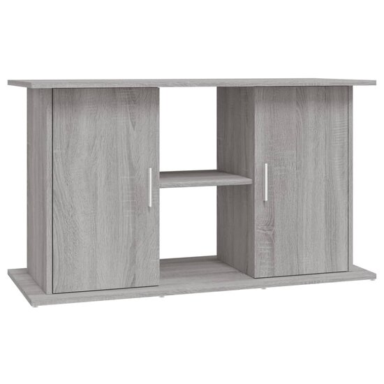 Aquariumstandaard 101x41x58 cm bewerkt hout grijs sonoma eiken 2