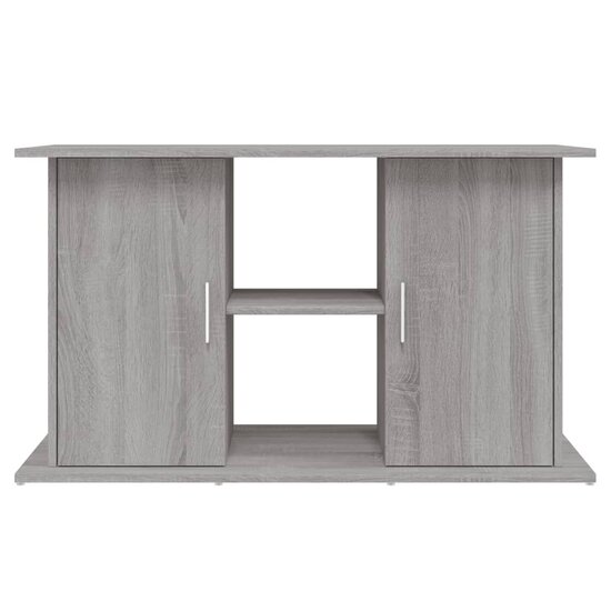 Aquariumstandaard 101x41x58 cm bewerkt hout grijs sonoma eiken 5