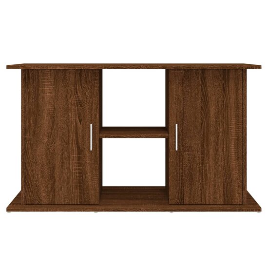 Aquariumstandaard 101x41x58 cm bewerkt hout bruin eikenkleur 5