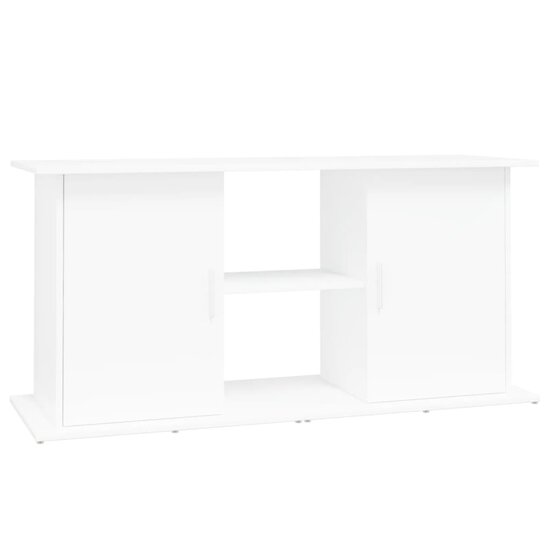 Aquariumstandaard 121x41x58 cm bewerkt hout wit 2