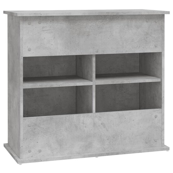 Aquariumstandaard 81x36x73 cm bewerkt hout betongrijs 8