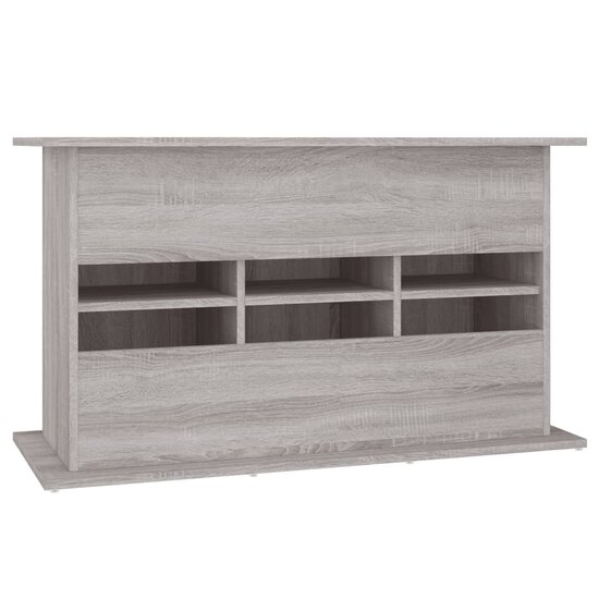 Aquariumstandaard 101x41x58 cm bewerkt hout grijs sonoma eiken 8