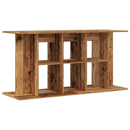 Aquariumstandaard 120x40x60 cm bewerkt hout oud houtkleurig 2