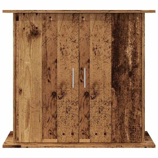 Aquariumstandaard 81x36x73 cm bewerkt hout oud houtkleurig 4