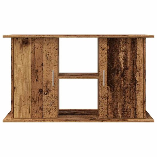 Aquariumstandaard 101x41x58 cm bewerkt hout oud houtkleurig 4