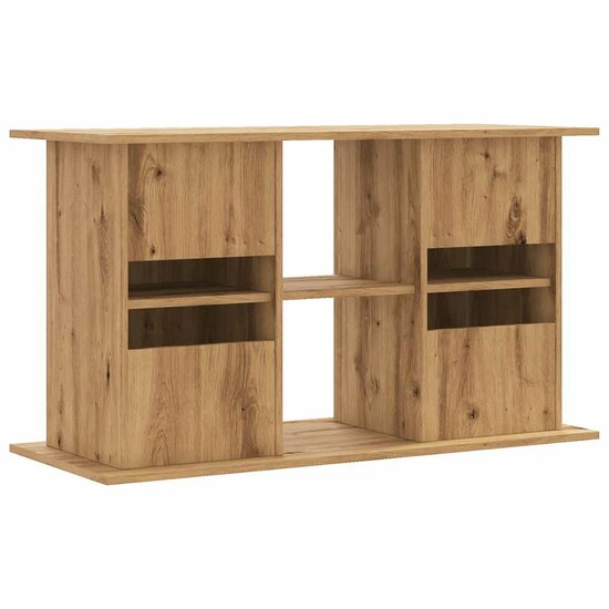 Aquariumstandaard 101x41x58 cm bewerkt hout artisanaal eiken 6