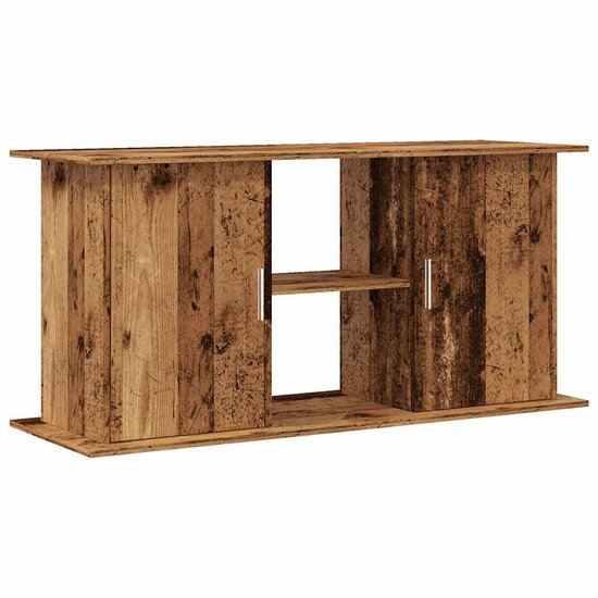 Aquariumstandaard 121x41x58 cm bewerkt hout oud houtkleurig 2