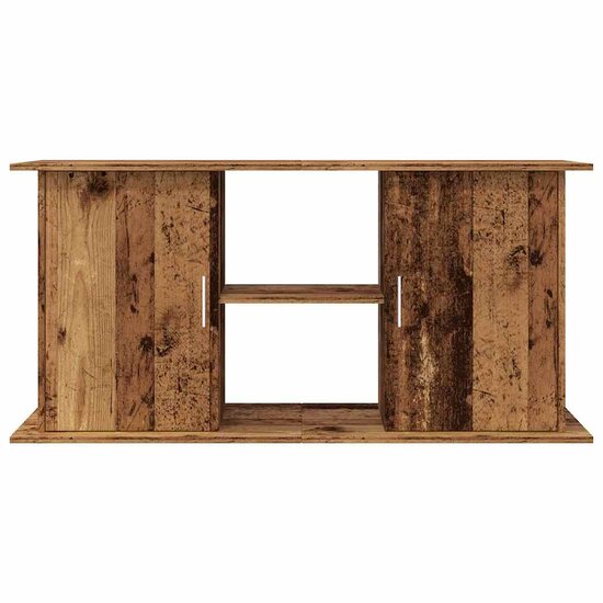 Aquariumstandaard 121x41x58 cm bewerkt hout oud houtkleurig 4