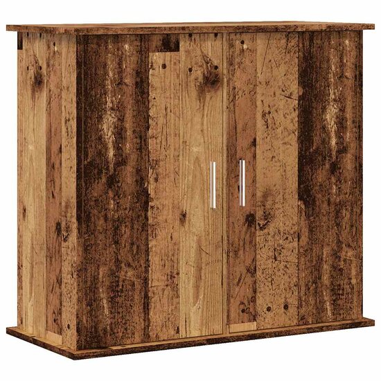 Aquariumstandaard 81x36x73 cm bewerkt hout oud houtkleurig 2