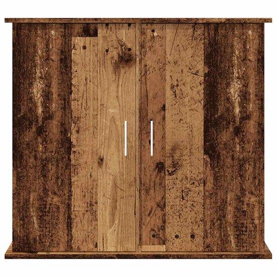 Aquariumstandaard 81x36x73 cm bewerkt hout oud houtkleurig 4