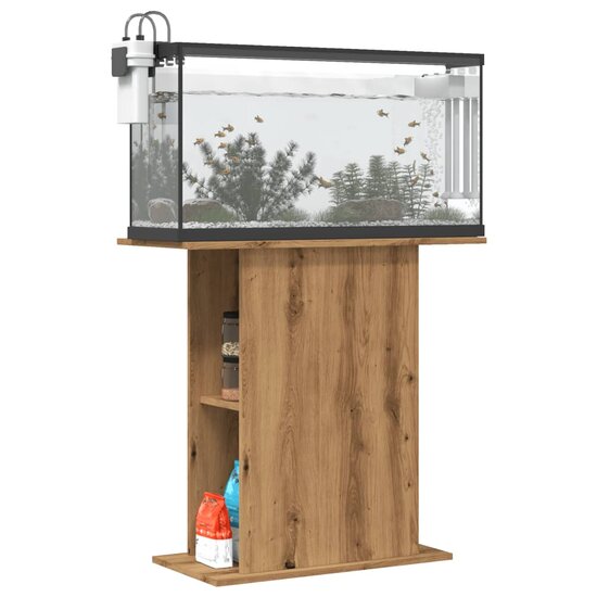 Aquariumstandaard 36x75x72,5 cm bewerkt hout artisanaal eiken 3