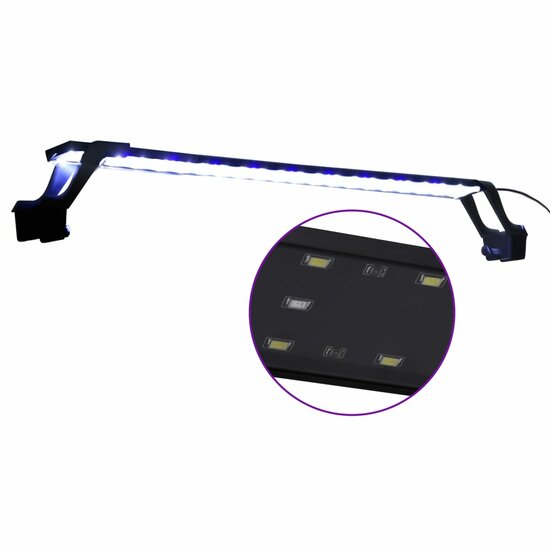 Aquariumlamp met klemmen LED 75-90 cm blauw en wit 2