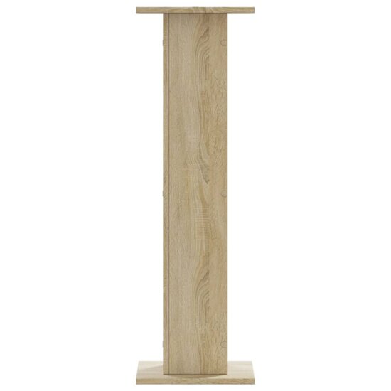 Speakerstandaards 2 st 30x30x95 cm bewerkt hout sonoma eiken 5