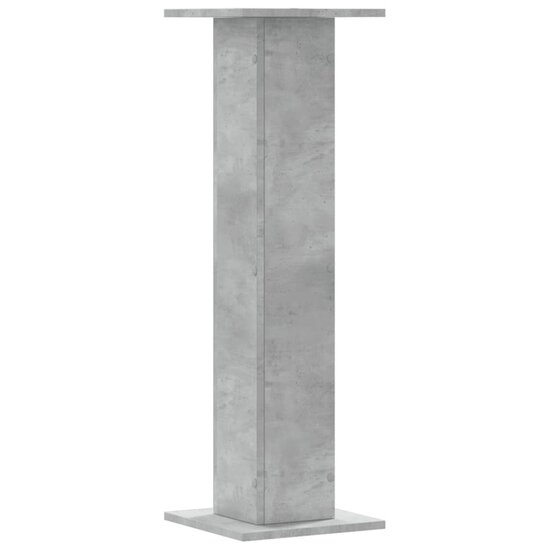 Speakerstandaards 2 st 30x30x95 cm bewerkt hout betongrijs 6