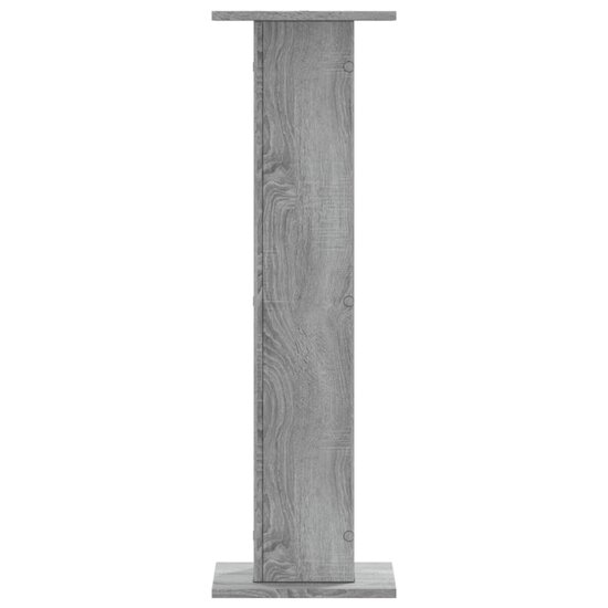 Speakerstandaards 2 st 30x30x95 cm bewerkt hout grijs sonoma 4