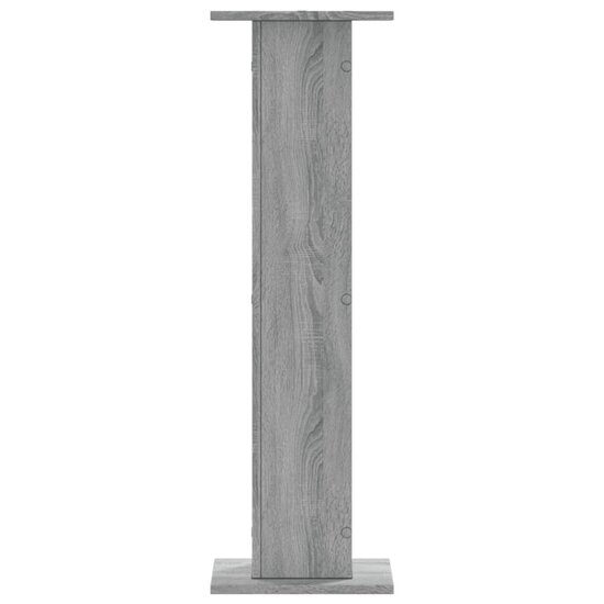 Speakerstandaards 2 st 30x30x95 cm bewerkt hout grijs sonoma 5