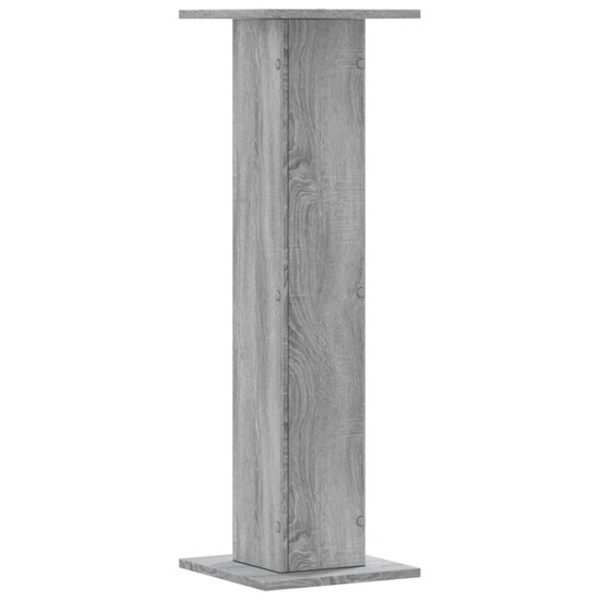 Speakerstandaards 2 st 30x30x95 cm bewerkt hout grijs sonoma 6