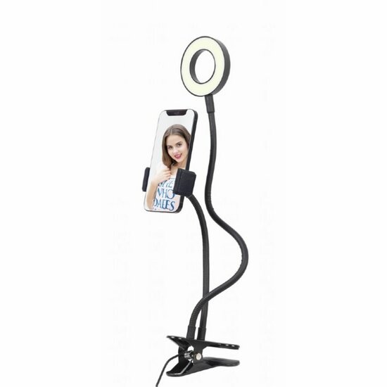 Oplaadbaar Selfie GEMBIRD LED-RING4-PH-01 1