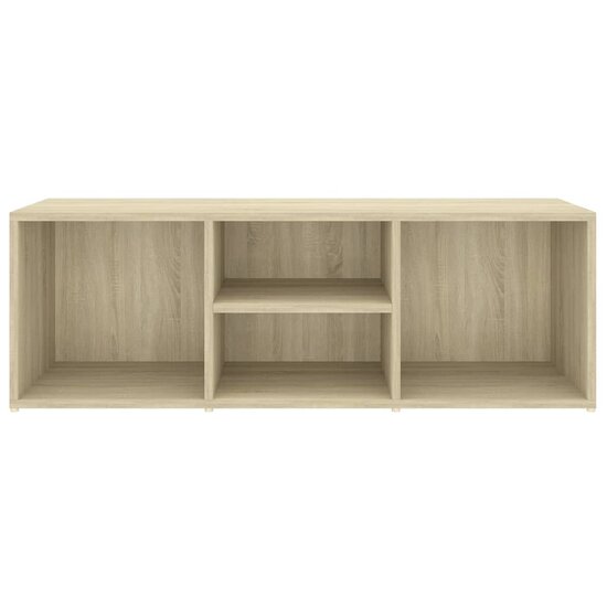 Schoenenopbergbank 105x35x35 cm bewerkt hout sonoma eikenkleur 4