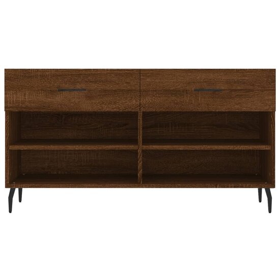 Schoenenbank 102x35x55 cm bewerkt hout sonoma eikenkleurig 6