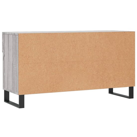 Schoenenbank 102x35x55 cm bewerkt hout grijs sonoma eikenkleur 8