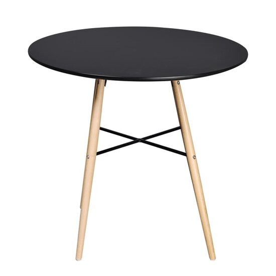 Eettafel rond MDF zwart  2