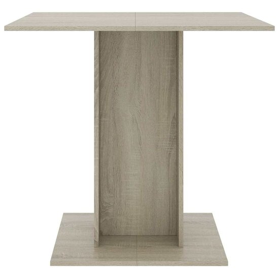 Eettafel 80x80x75 cm spaanplaat sonoma eikenkleurig 3