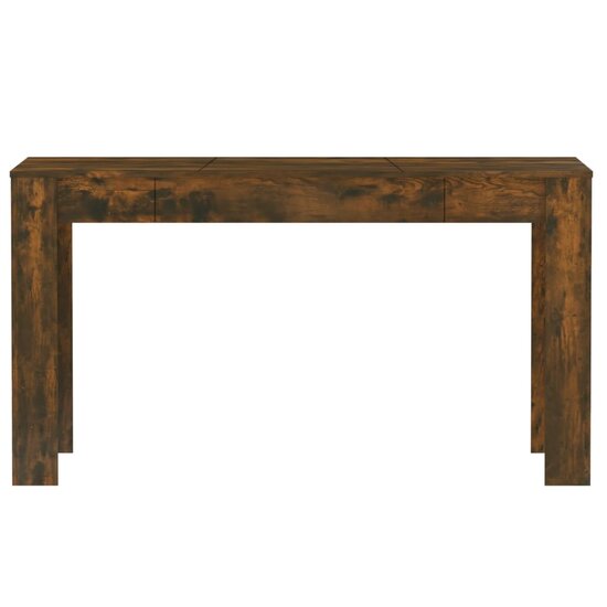 Eettafel 140x74,5x76 cm bewerkt hout gerookt eikenkleurig 3