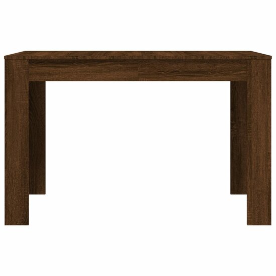 Eettafel 120x60x76 cm bewerkt hout bruin eikenkleur 4