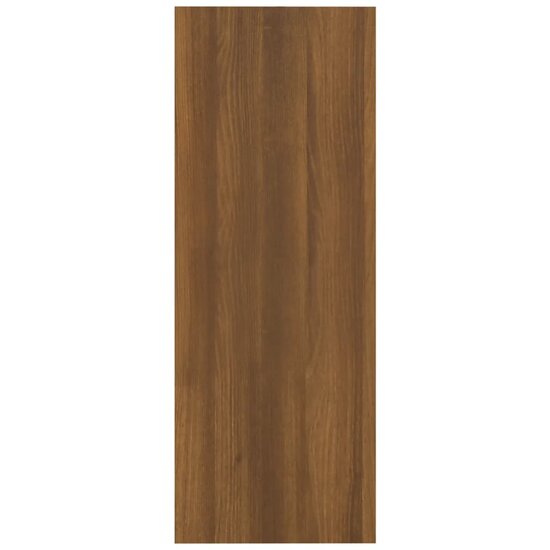 Wandtafel 105x30x80 cm bewerkt hout bruin eikenkleur 6