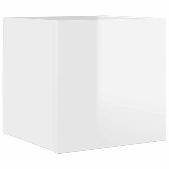 Tv-wandmeubel 30,5x30x30 cm hoogglans wit 2