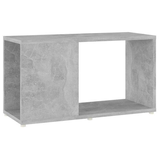 Tv-meubel 60x24x32 cm bewerkt hout betongrijs 2