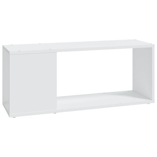 Tv-meubel 80x24x32 cm bewerkt hout wit 2