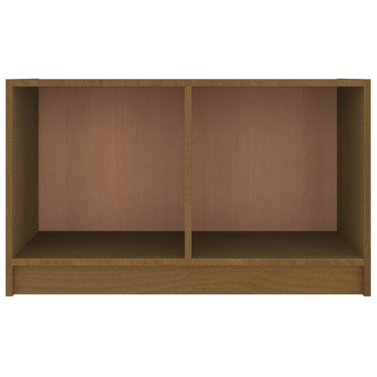 Tv-meubel 70x33x42 cm massief grenenhout honingbruin 5